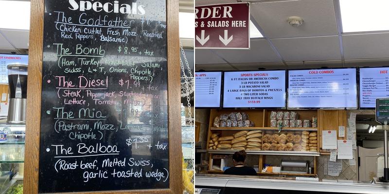 Tommy's Deli & Cafe Menu