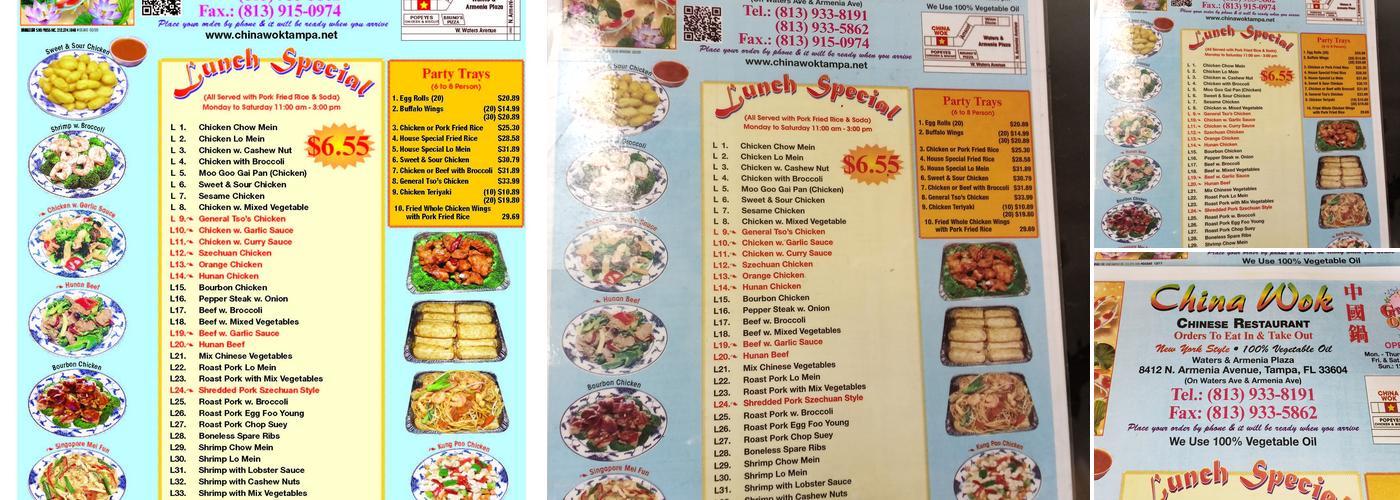China Wok Menu