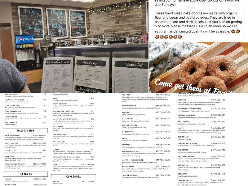 Familiar Grounds Menu