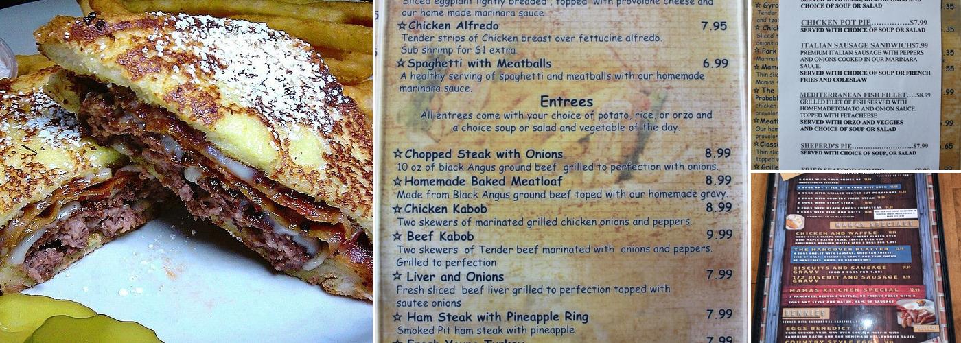 Mamas Kitchen Menu