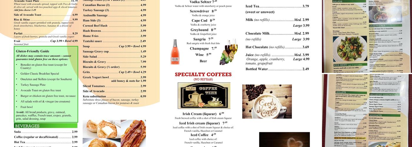 Recipe Box Brunch Hub Menu