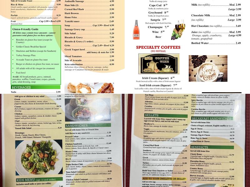 Recipe Box Brunch Hub Menu