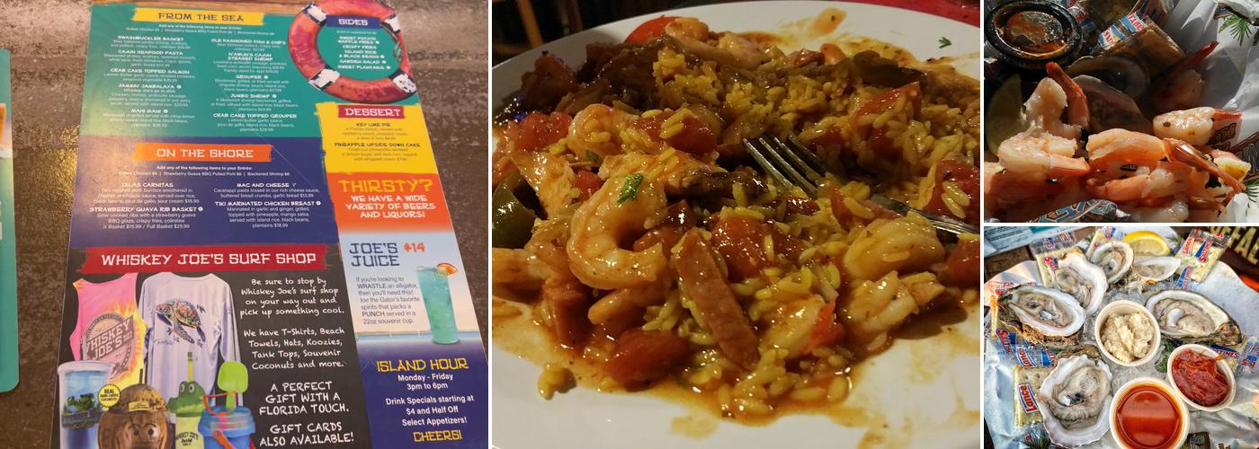 Whiskey Joe's | Tampa Menu