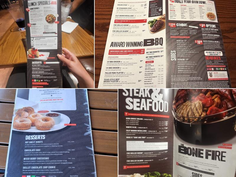 Smokey Bones Clearwater Menu
