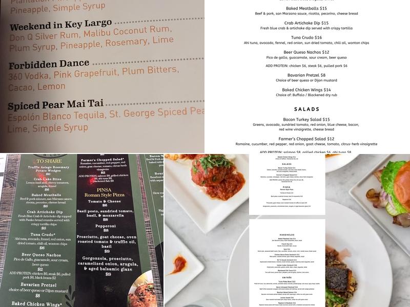 Taps Restaurant Bar & Lounge Menu