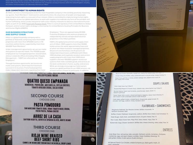 211 Restaurant Menu