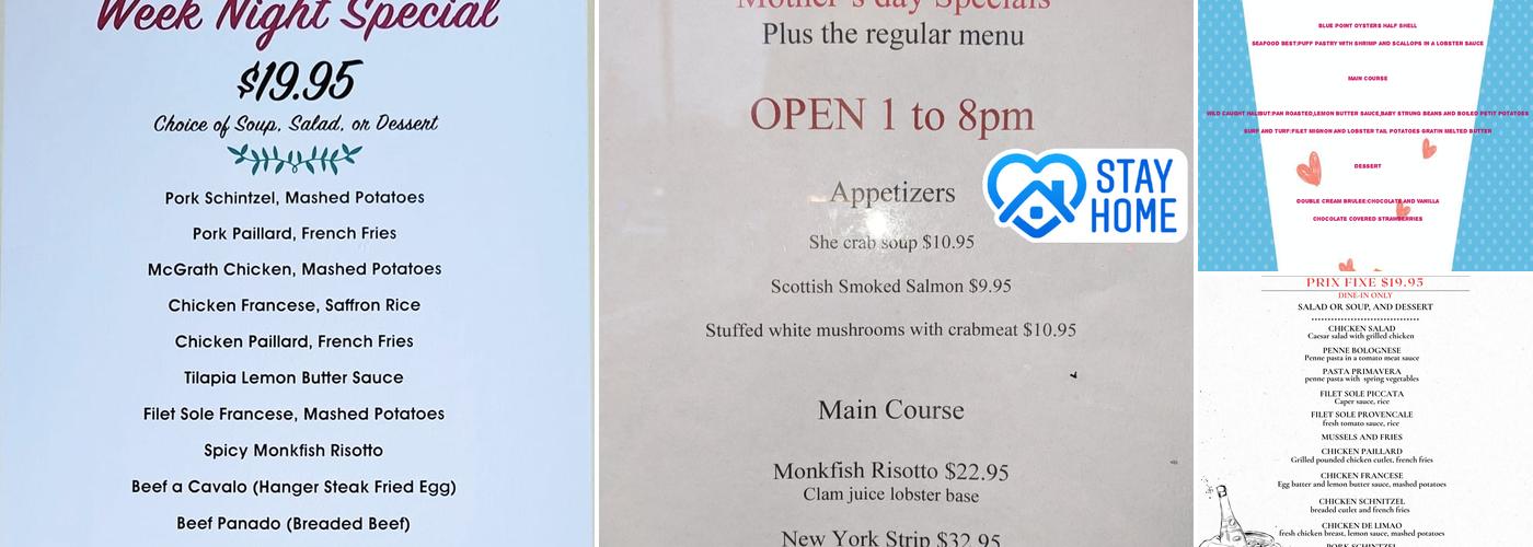 Quinta Steakhouse Menu