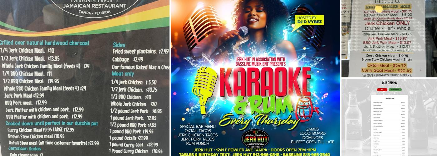 Jerk Hut Jamaican Express Menu