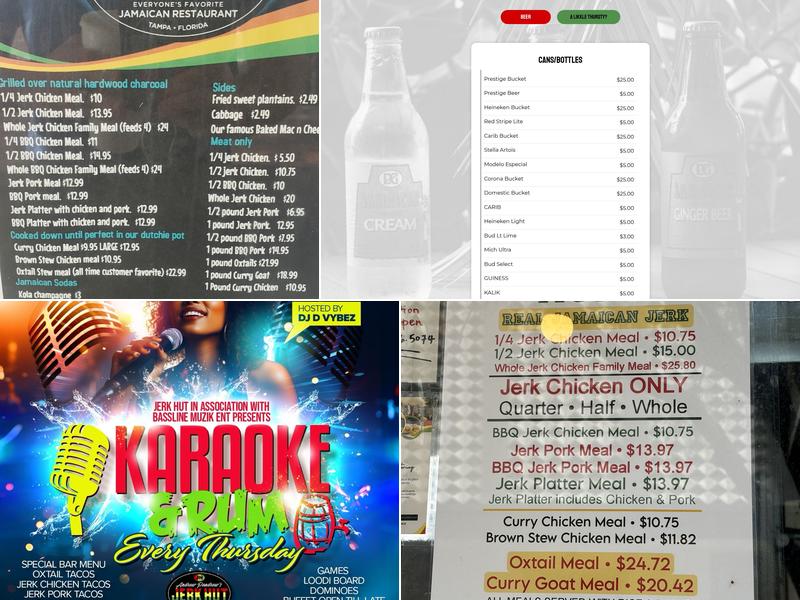 Jerk Hut Jamaican Express Menu