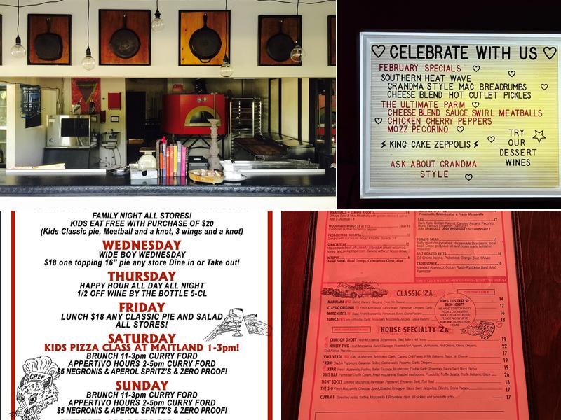 Pizza Bruno Menu