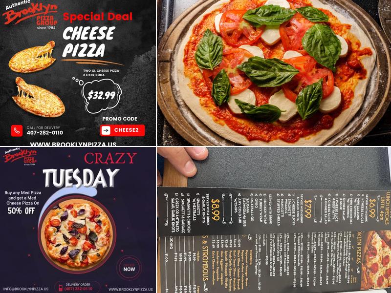 Brooklyn Pizza Menu