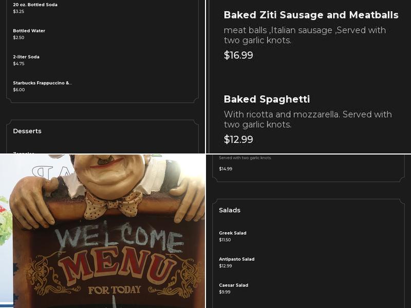 I LOVE NY PIZZA Menu