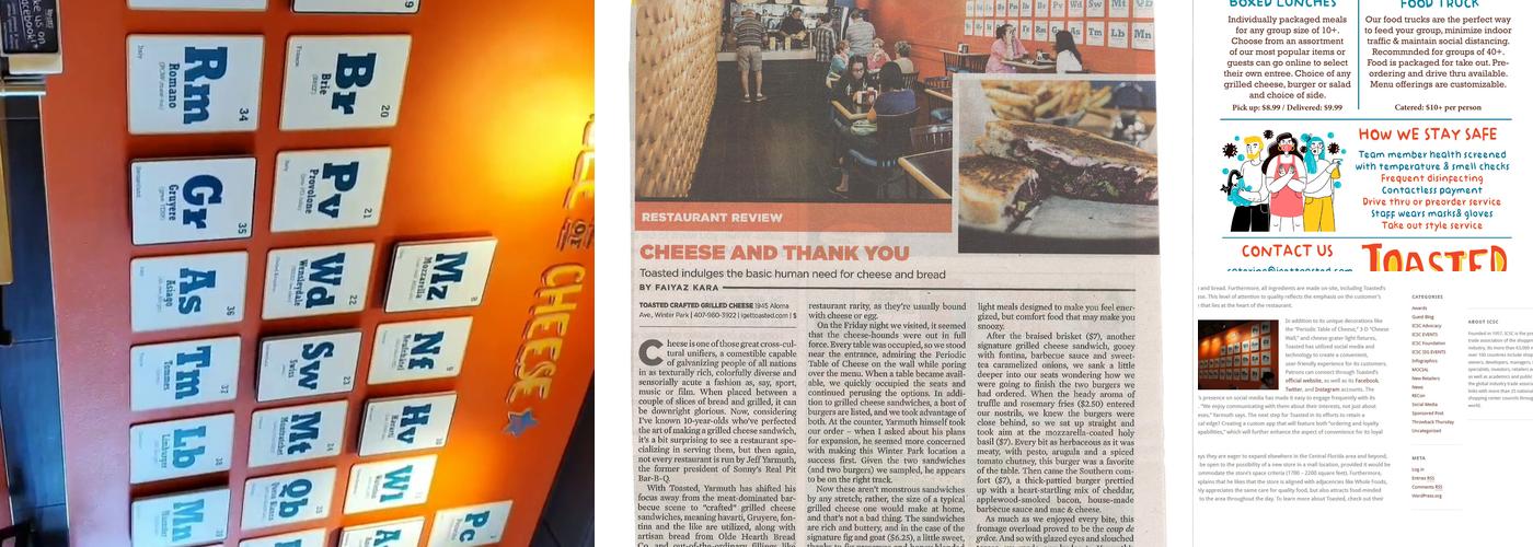 Toasted - Winter Park Menu