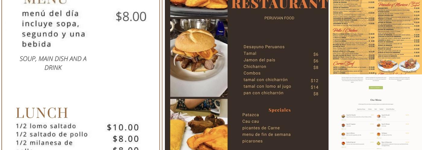 El Festejo Restaurant Menu