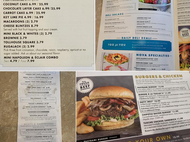 TooJay’s Deli • Bakery • Restaurant Menu