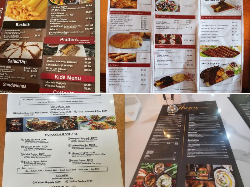 Merguez Restaurant Menu