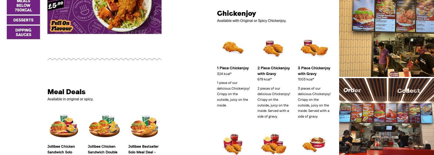 Jollibee Edinburgh Menu