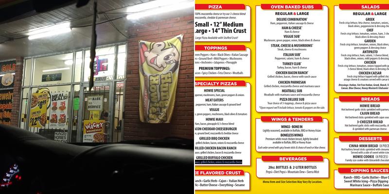 Hungry Howie's Pizza & Subs Menu