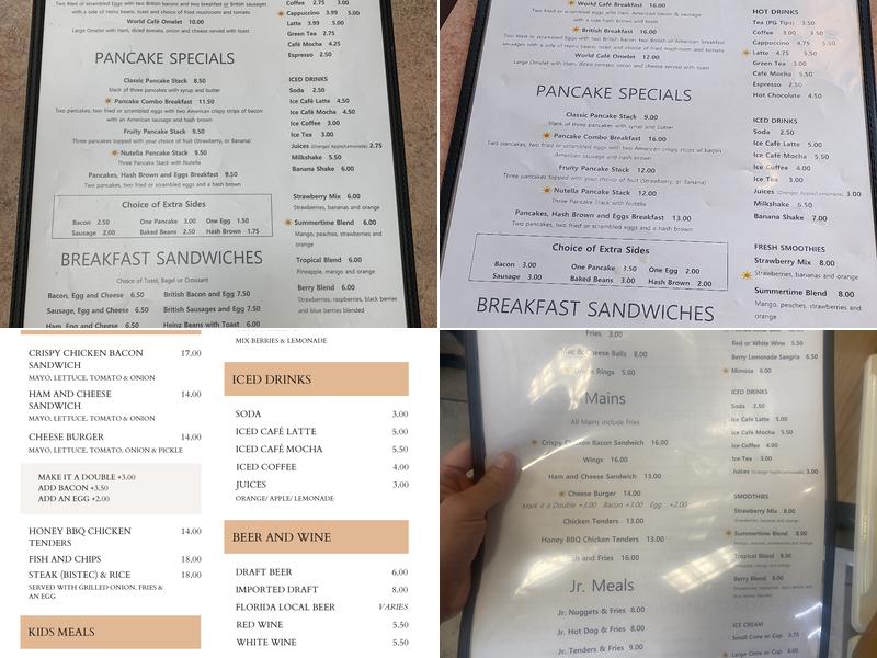 World Cafe Menu