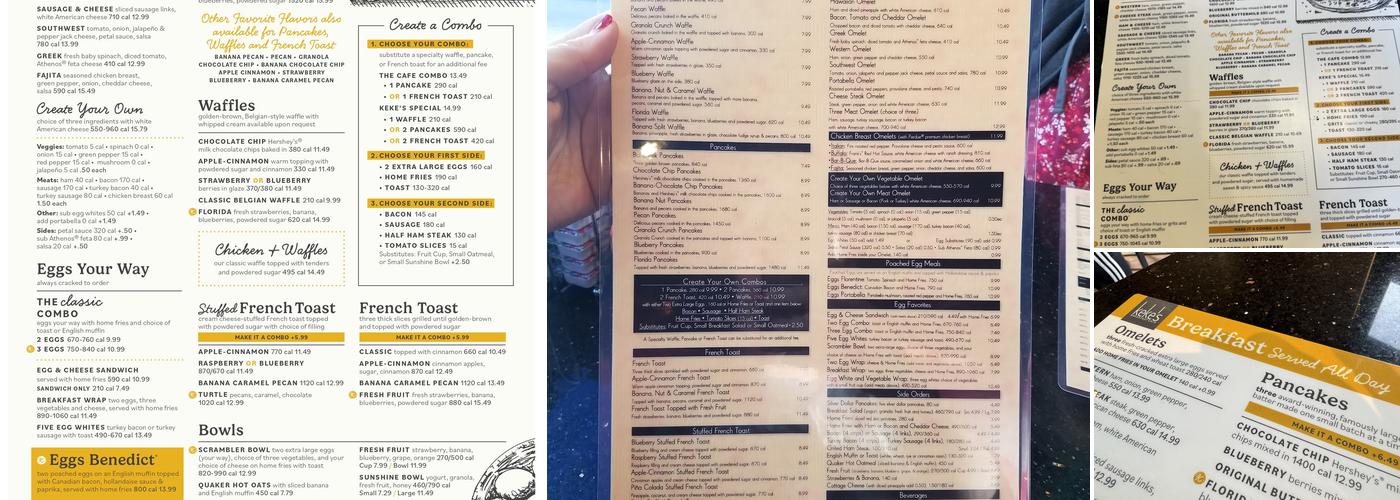 Keke's Breakfast Cafe Menu