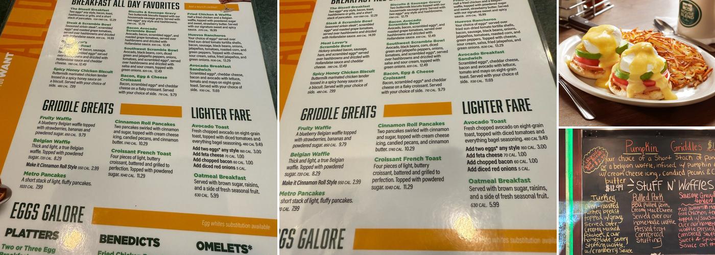 Metro Diner Menu