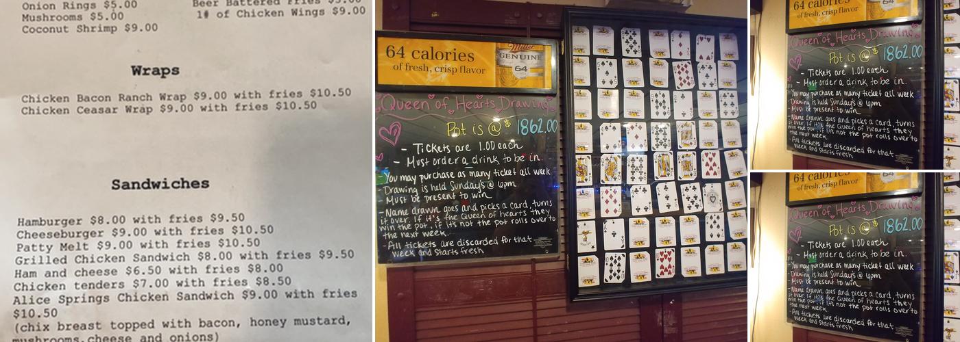 The Carlton Restaurant & Lounge Menu