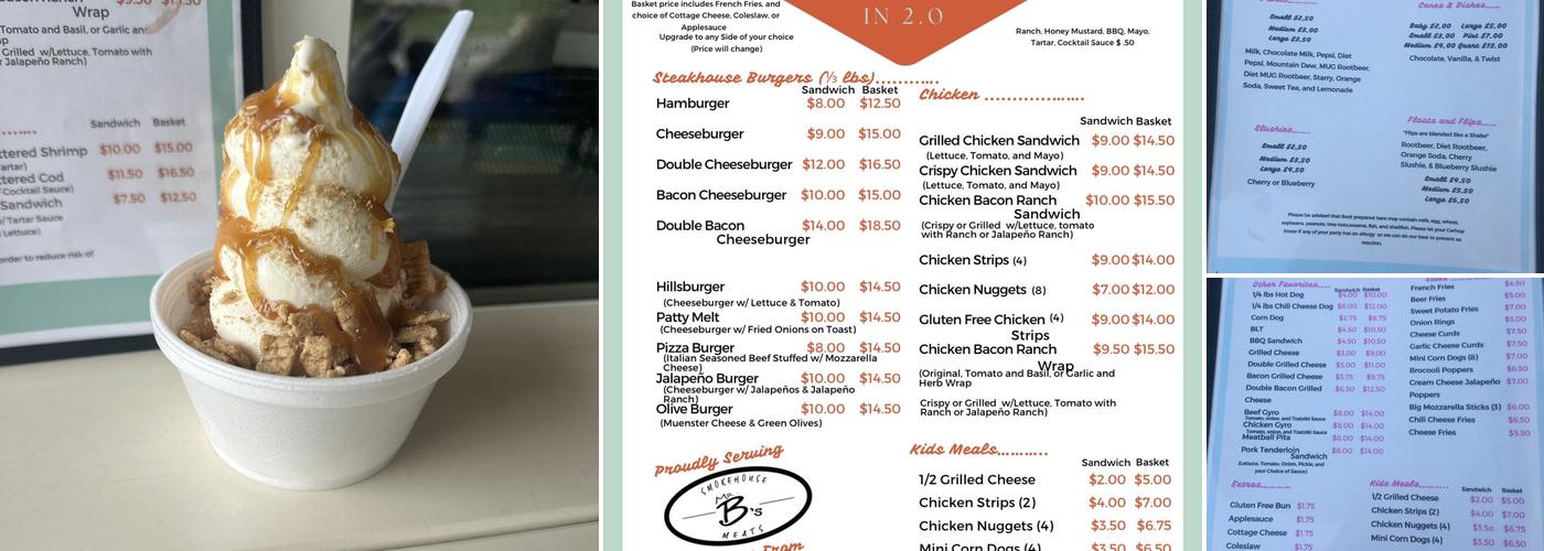 Hillsboro Drive In Menu