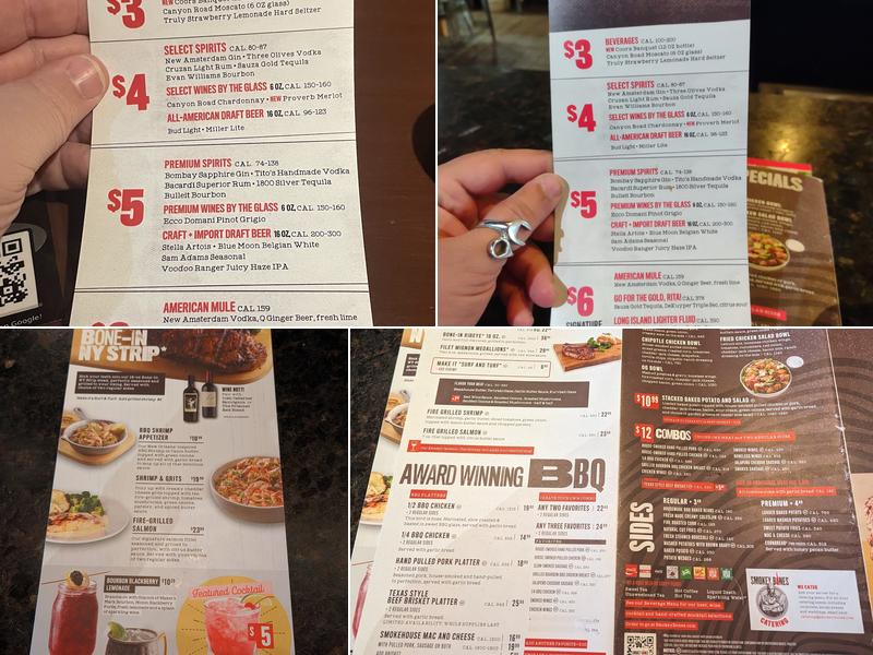 Smokey Bones Orlando Menu