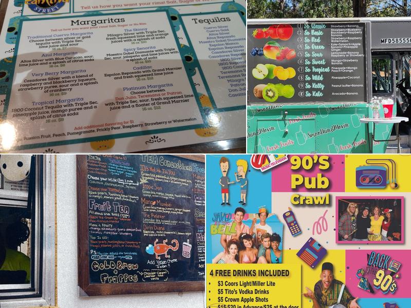 Wall Street Plaza Menu