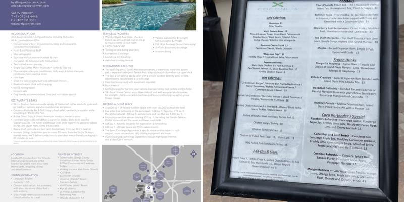 Coconuts Poolside Bar & Grill Menu