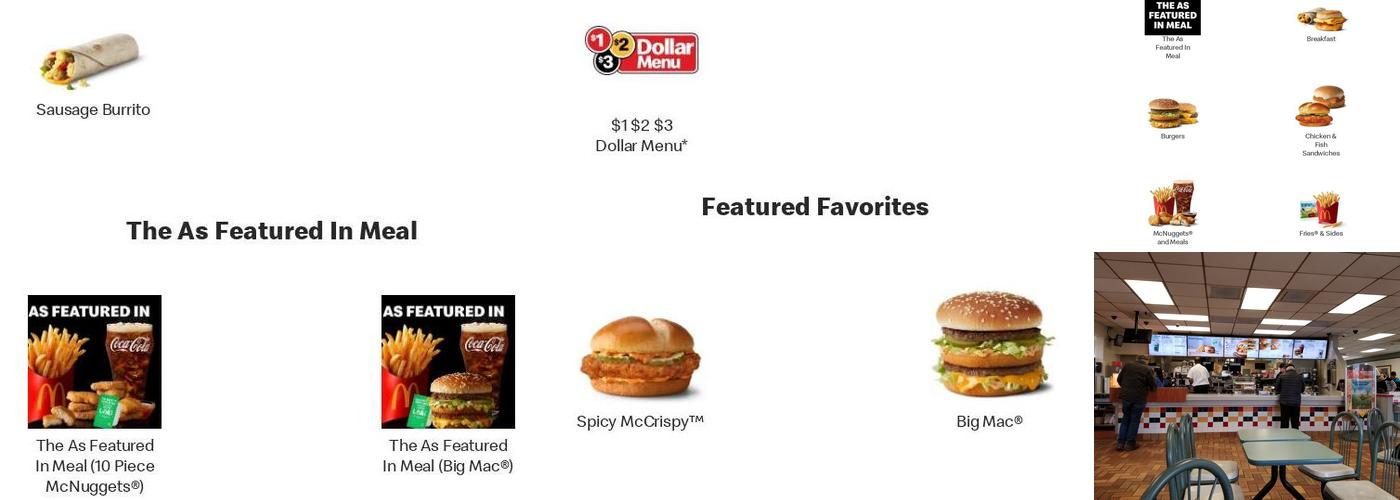McDonald's Menu