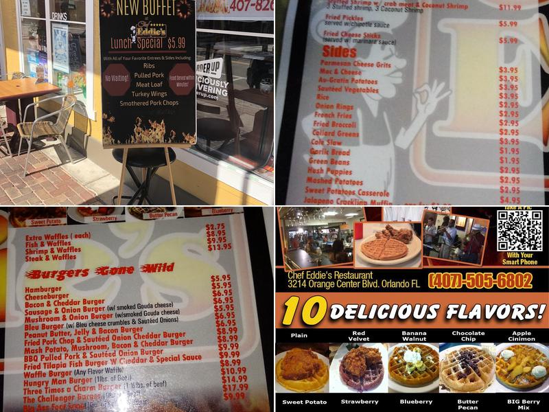 Chef Eddies Menu