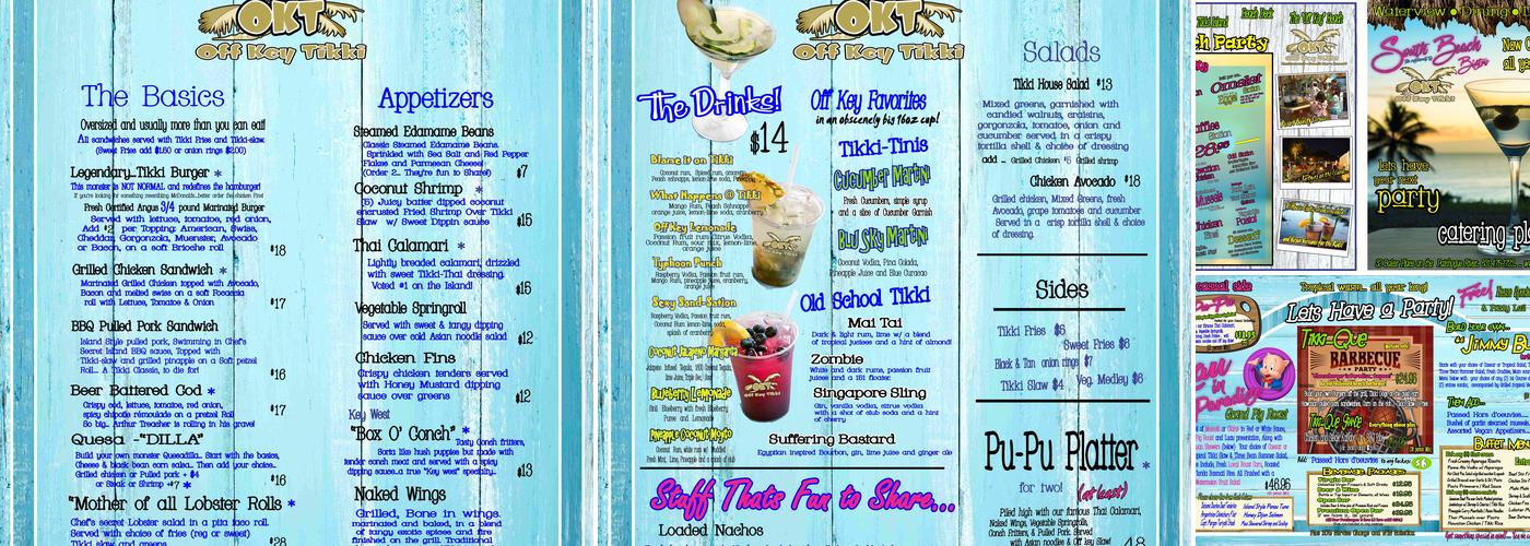 Off Key Tikki Menu