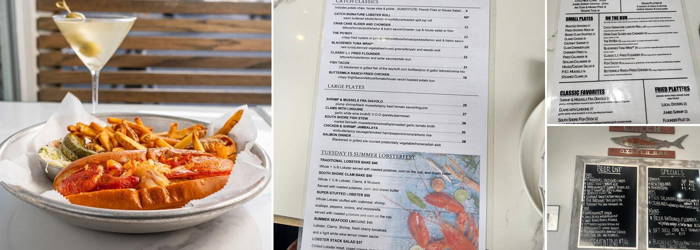 Catch Oyster Bar Menu