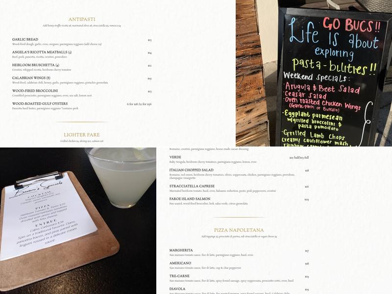 Bavaro's Pizza Napoletana & Pastaria Menu