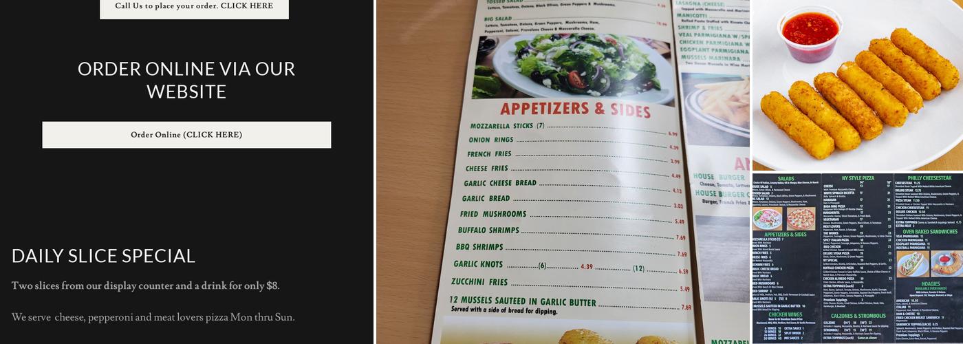 The Pizza Joint Fl Menu