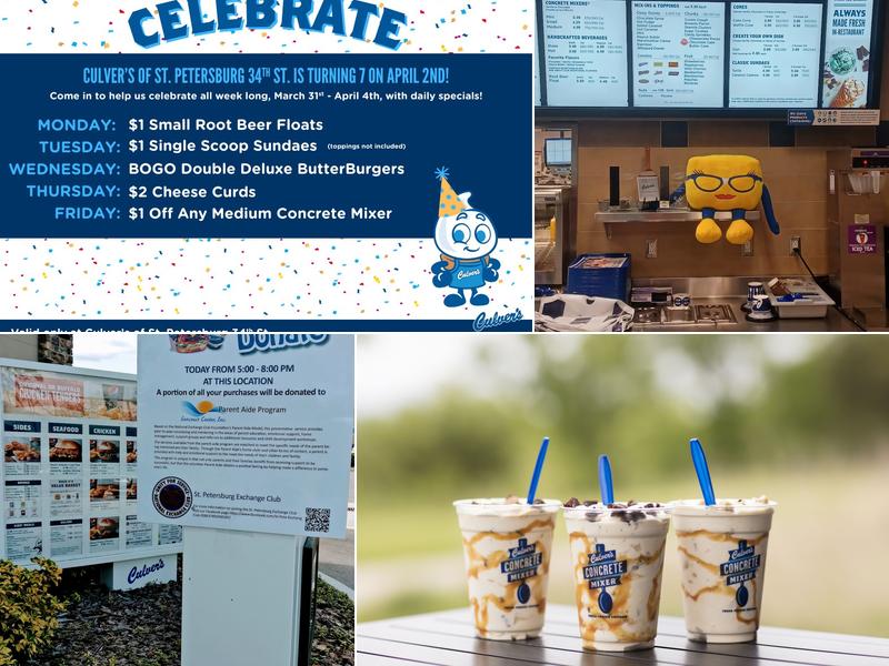 Culver’s Menu