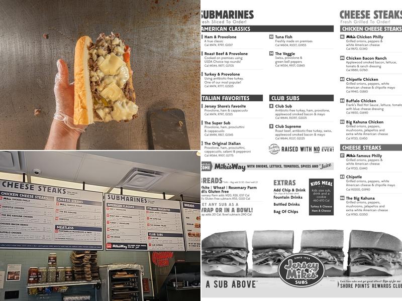 Jersey Mike's Subs Menu