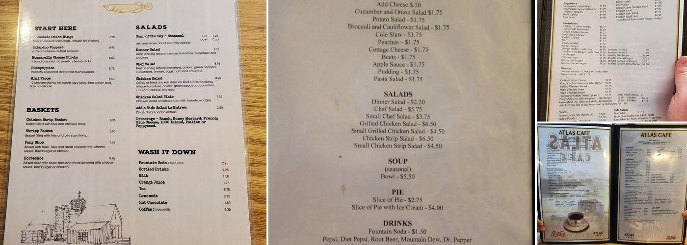 Atlas Cafe Menu