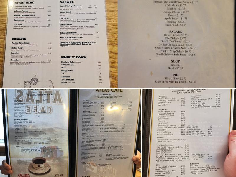 Atlas Cafe Menu