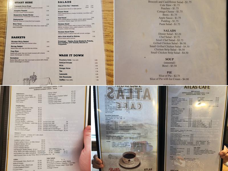 Atlas Cafe Menu