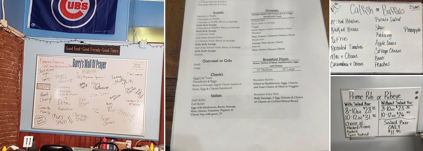 Milkey’s Place Menu