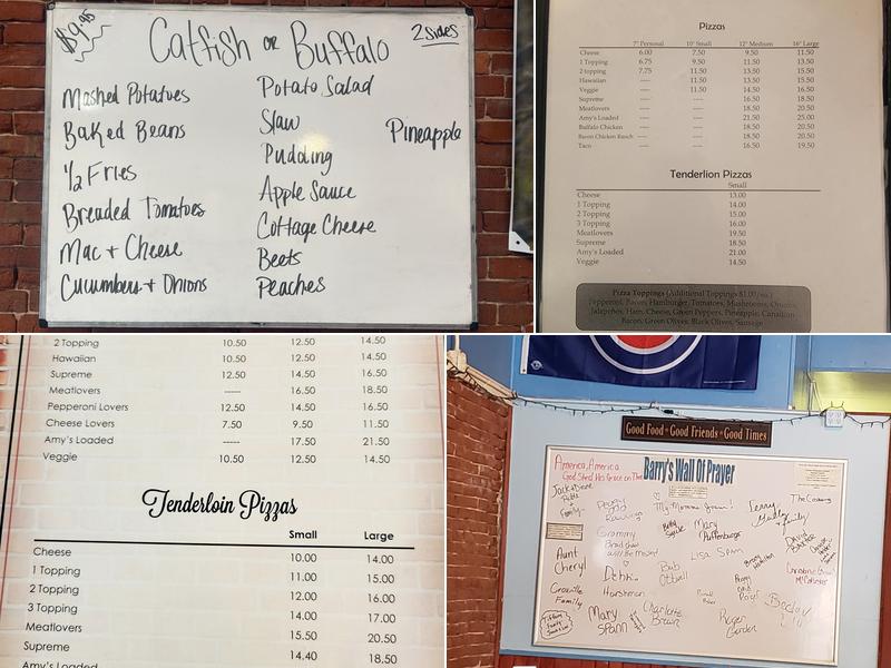Milkey’s Place Menu