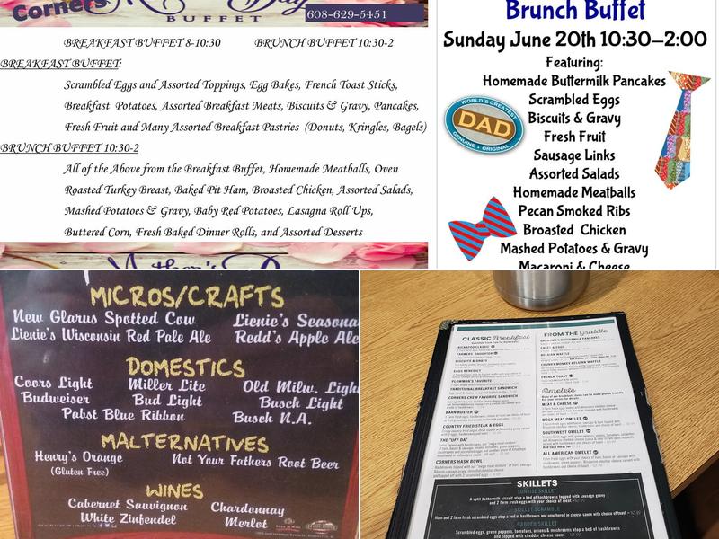 Kickapoo Corners Menu