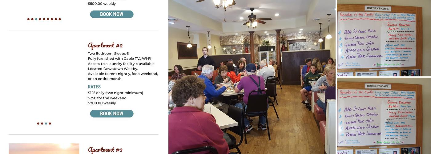 Borgens Cafe Menu