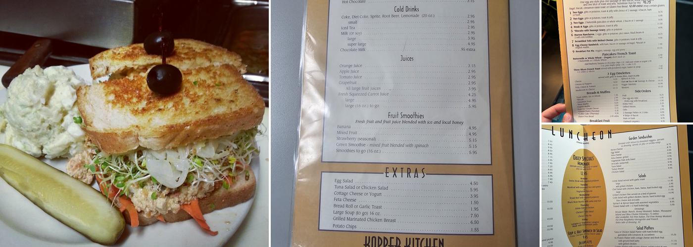 Kopper Kitchen Menu