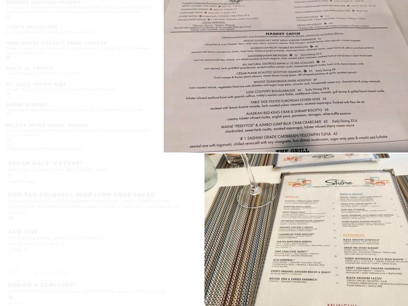 Shore St. Armands Menu