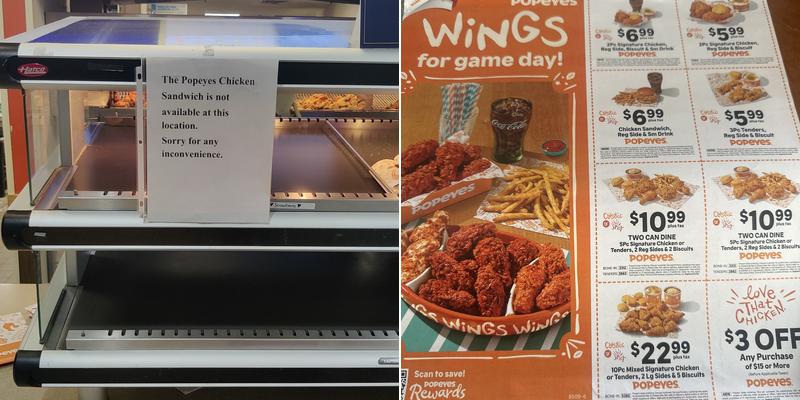 Popeyes Louisiana Kitchen Menu