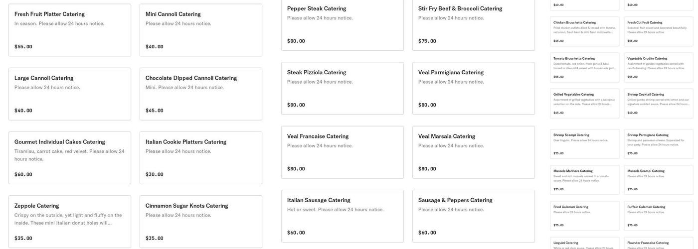 PELLEGRINO'S PIZZA Menu