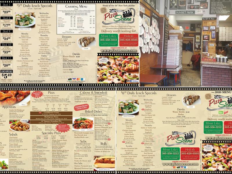 Pizza Scene Menu